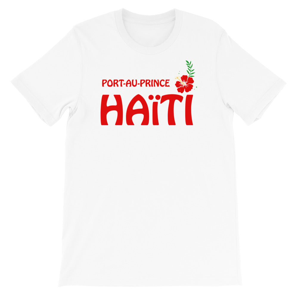 Port Au Prince Haiti with Hibiscus Flower